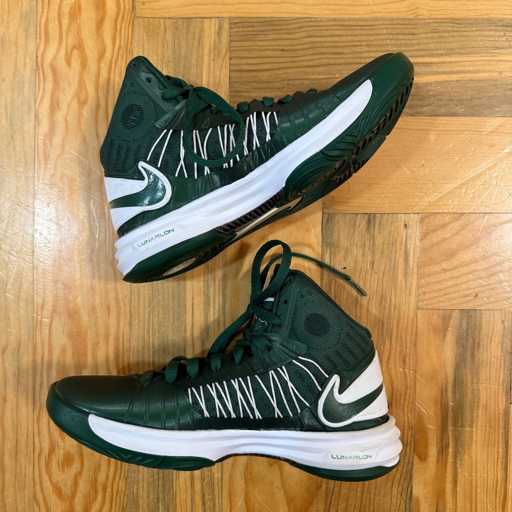 Nike Hyperdunk 2012 Basketball‎ 524875-300 Forest Green White Sneakers Men 7.5